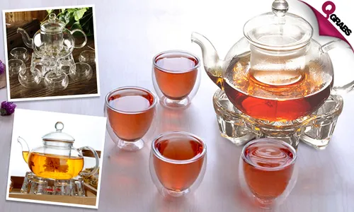 Infuser Glass Tea Pot Sets!
